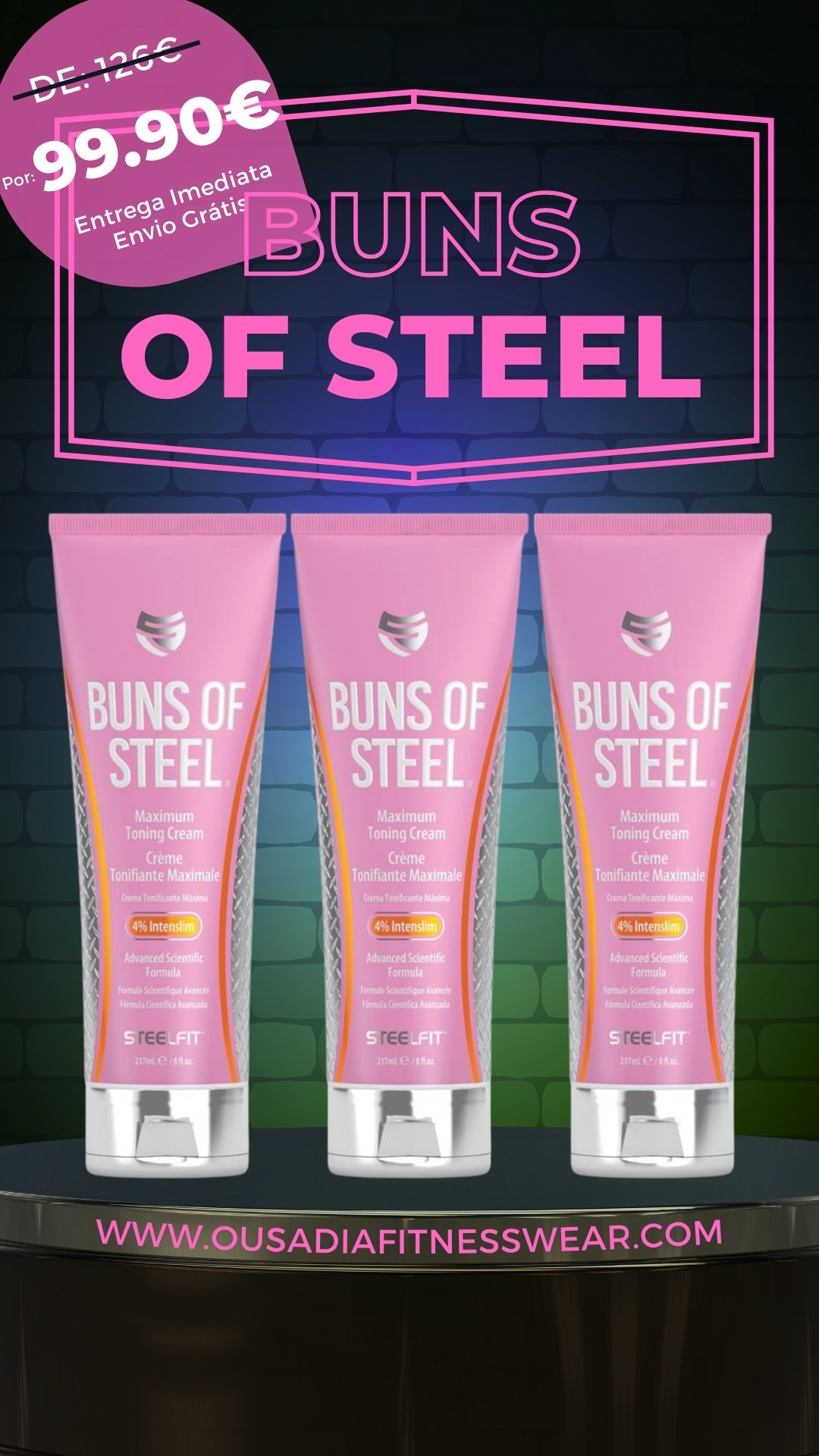 3 x BUNS Of Steel 237ml