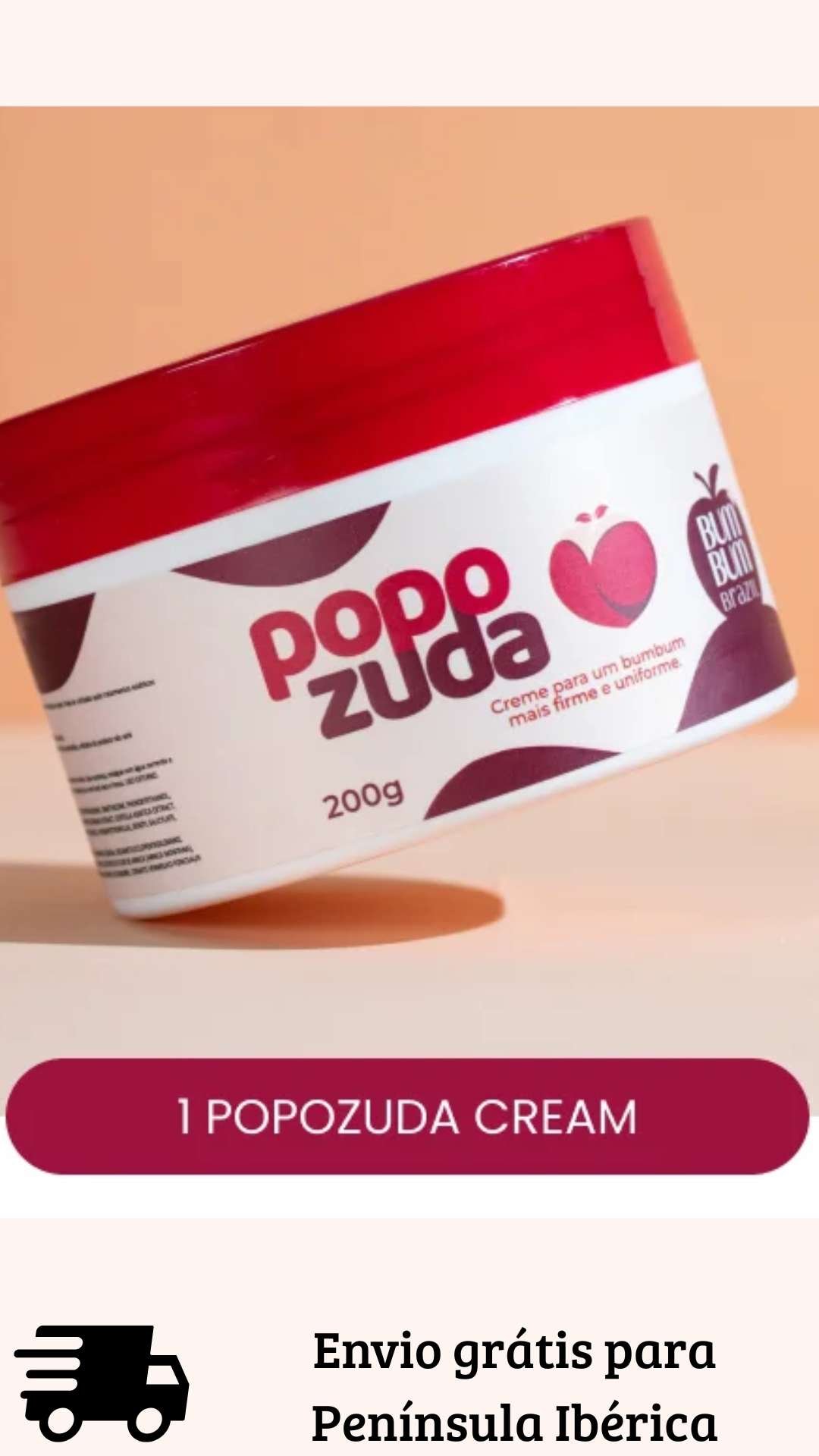 Popozuda Creme 1 x 200ml